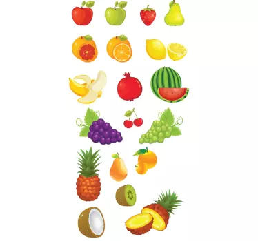Autocolantes de frutas variadas - TenStickers