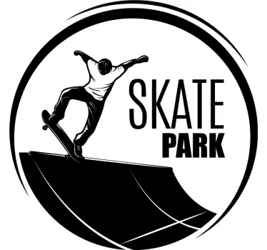 Autocolantes decorativos de outros desportos Parque de skate - TenStickers