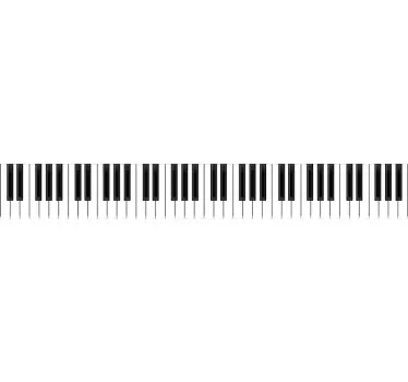 Mural de parede teclas de piano - TenStickers