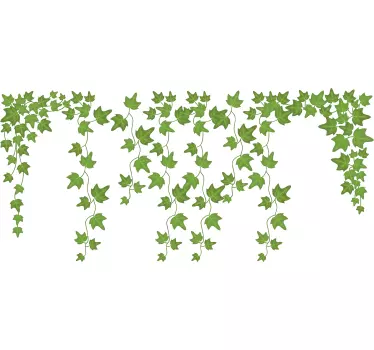 Plantas Vinil Folhas verdes penduradas - TenStickers
