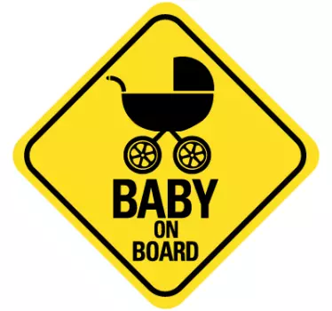 Sticker decorativo Baby on Board - TenStickers