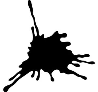 Autocolante de parede mancha de tinta - TenStickers