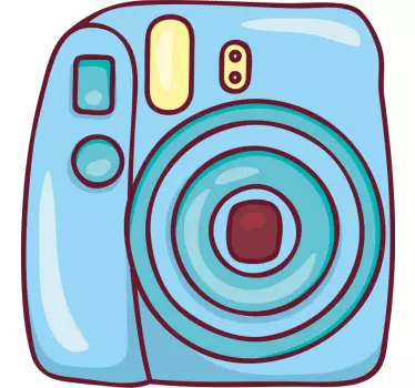 Autocolante decorativo para PC Câmera polaroid pequena - TenStickers