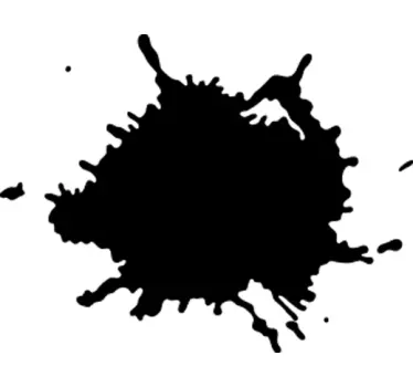 Adesivo silhueta splat - TenStickers