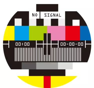 Autocolante decorativo TV Sem Sinal - TenStickers
