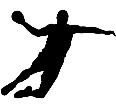 Autocolante decorativo jogador de andebol - TenStickers