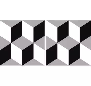 Adesivos azulejos Projeto de cimento cúbico - TenStickers