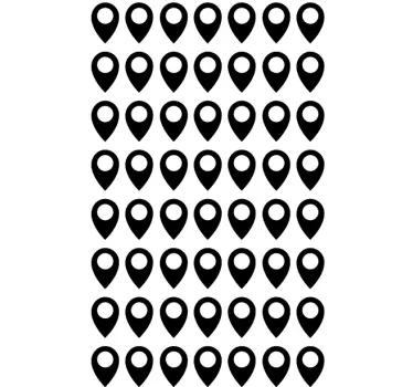 Sticker decorativo ícones sinalização - TenStickers