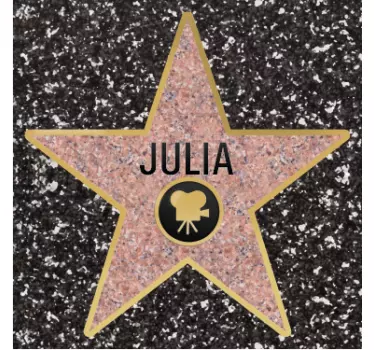 Autocolante da estrela de Hollywood - TenStickers
