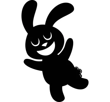 Autocolante decoritivo quadros em vinil Desenho de coelhinho fofo - TenStickers