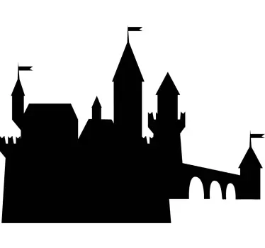 Autocolante animal tema castelo de fantasia - TenStickers