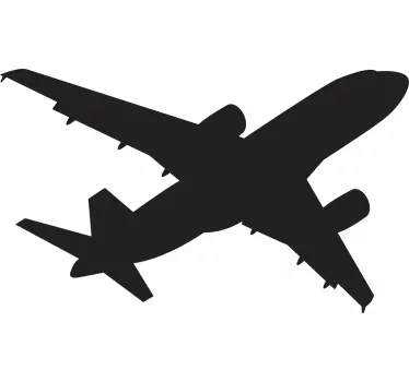 Autocolante animal contorno de avião - TenStickers