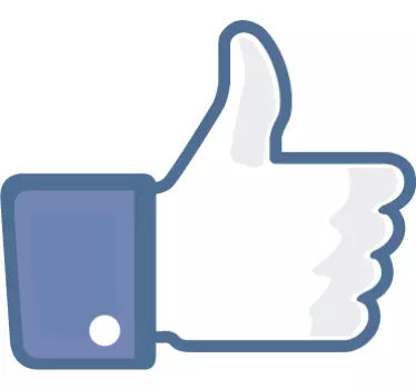 Vinil decorativo "Like" no Facebook - TenStickers