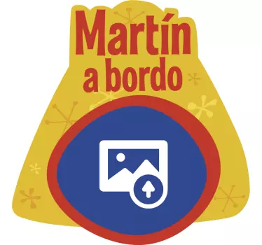 Adesivo personalizado bebé a bordo - TenStickers