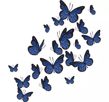 Autocolante animal enxame de borboletas - TenStickers