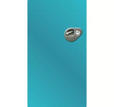 Vinil para frigorífico Máquina de venda automática de água-marinh - TenStickers