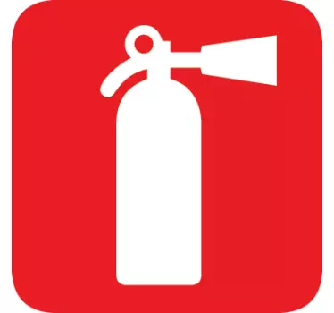 Autocolante de sinal de extintor de incêndio - TenStickers