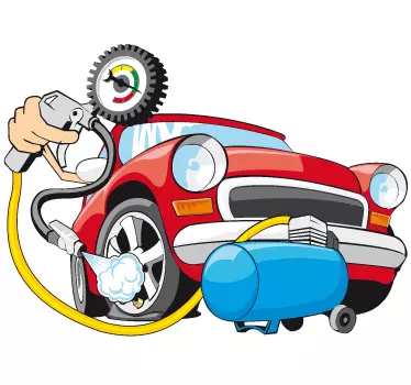 Vinil decorativo pressão de ar carros - TenStickers