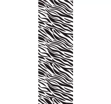 Vinil decorativo frigorífico padrão zebra - TenStickers