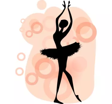 Vinil decorativo bailarina ballet - TenStickers