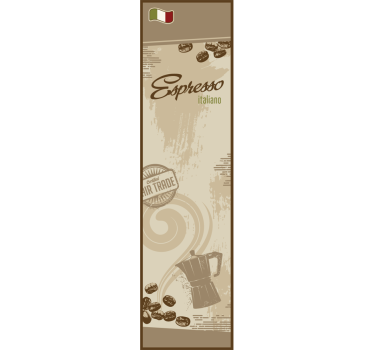 Vinil decorativo para frigorífico café italiano - TenStickers