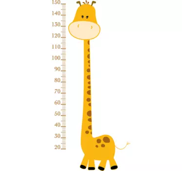 Vinil decorativo infantil medidor girafa - TenStickers