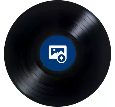 Adesivos de parede discos vinil personalizados - TenStickers