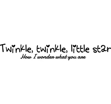 Autocolante de parede estrela cintilante - TenStickers