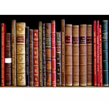 Vinil para portátil coleção de livros - TenStickers