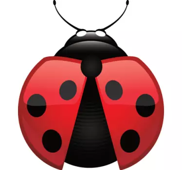 Vinil decorativo insecto joaninha - TenStickers