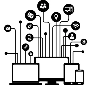 Autocolante decorativo social media - TenStickers