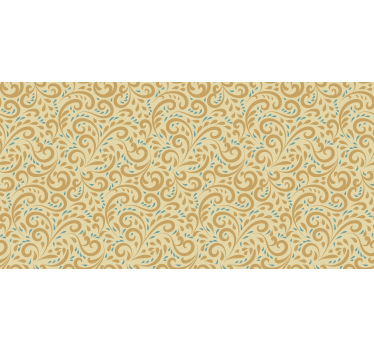 Vinil para móveis Mão desenhada vintage floral padrão - TenStickers