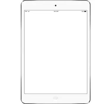 Adesivo quadro branco ipad air - TenStickers