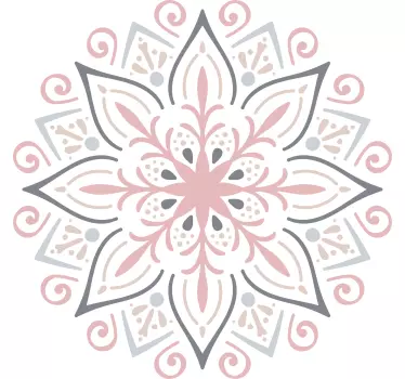 Autocolantes decorativos de padrões abstratos Mandala de flores r - TenStickers