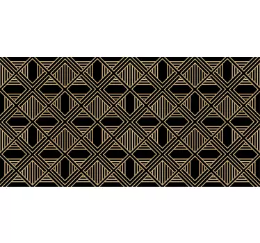 Vinil para móveis Padrão de estilo art déco ótimo gatsby - TenStickers