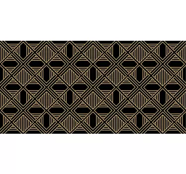 autocolante de cartão do banco em estilo art déco ótimo gatsby - TenStickers