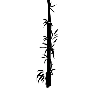 vinil autocolante decorativo de bambu oriental - TenStickers