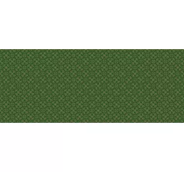 Vinil para móveis Elegante padrão verde e dourado - TenStickers