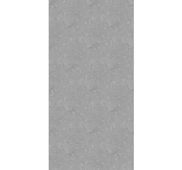Vinil para frigorífico Padrão floral em tons de cinza - TenStickers