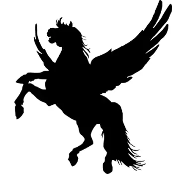 Vinil Decorativo Cavalo-Alados - TenStickers