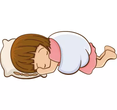 Autocolante de parede infantil de menina - TenStickers