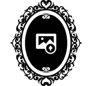 Vinil decorativo camafeu adulto invertido - TenStickers