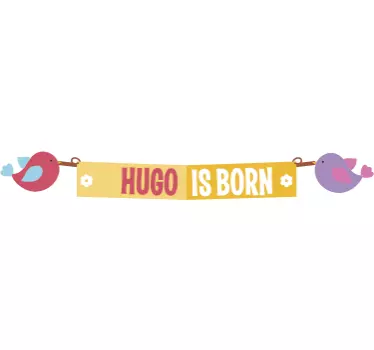 Autocolante personalizado para janela pássaros - TenStickers