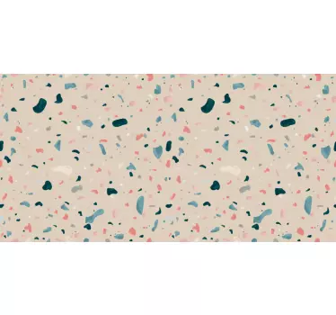 Vinil para móveis Padrão de mosaico pintado à mão - TenStickers