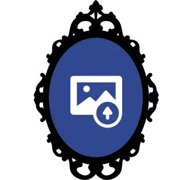 Vinil personalizado com moldura de foto - TenStickers