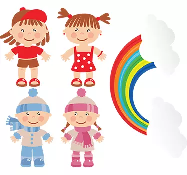 Srickers inverno e verão - TenStickers
