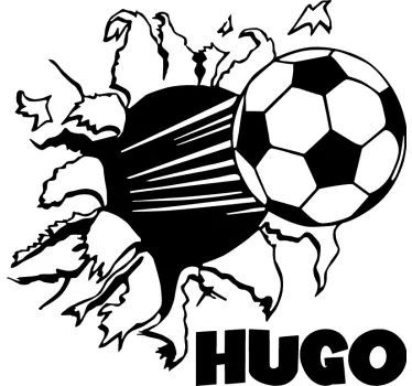 Autocolante infantil bola da futebol - TenStickers