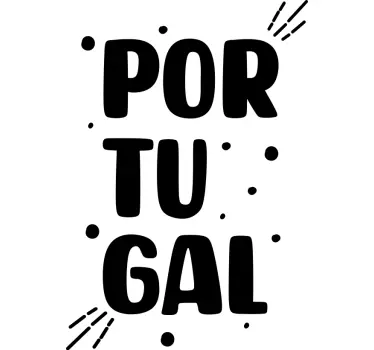 Autocolantes decorativos de cidades e países Portugal - TenStickers