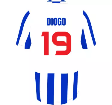 Autocolante decorativo futebol T-shirtportugal porto - TenStickers