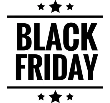 Sticker decorativo promocional Black Friday - TenStickers